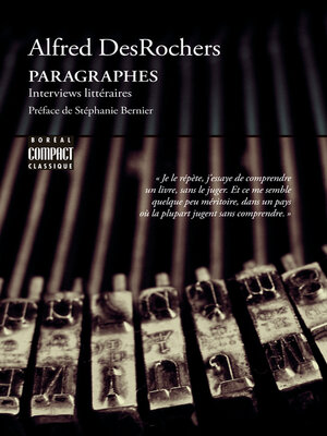cover image of Paragraphes